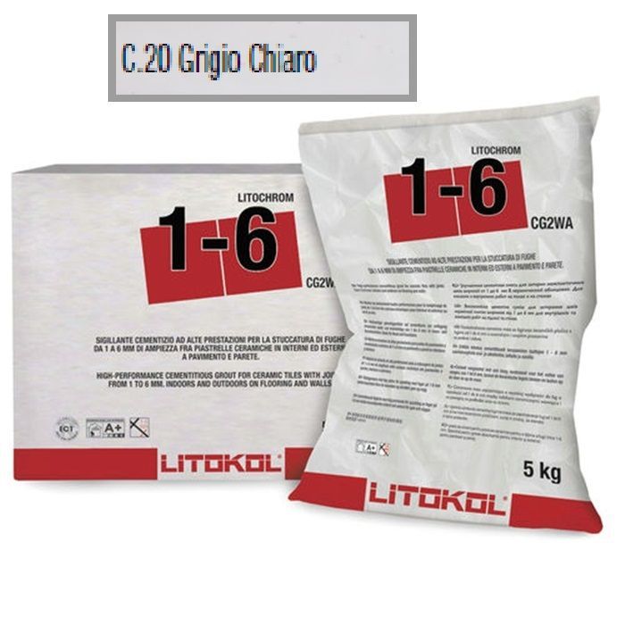 LITOKOL LITOCHROM 1-5 Grigio Chiaro szürke fugázó