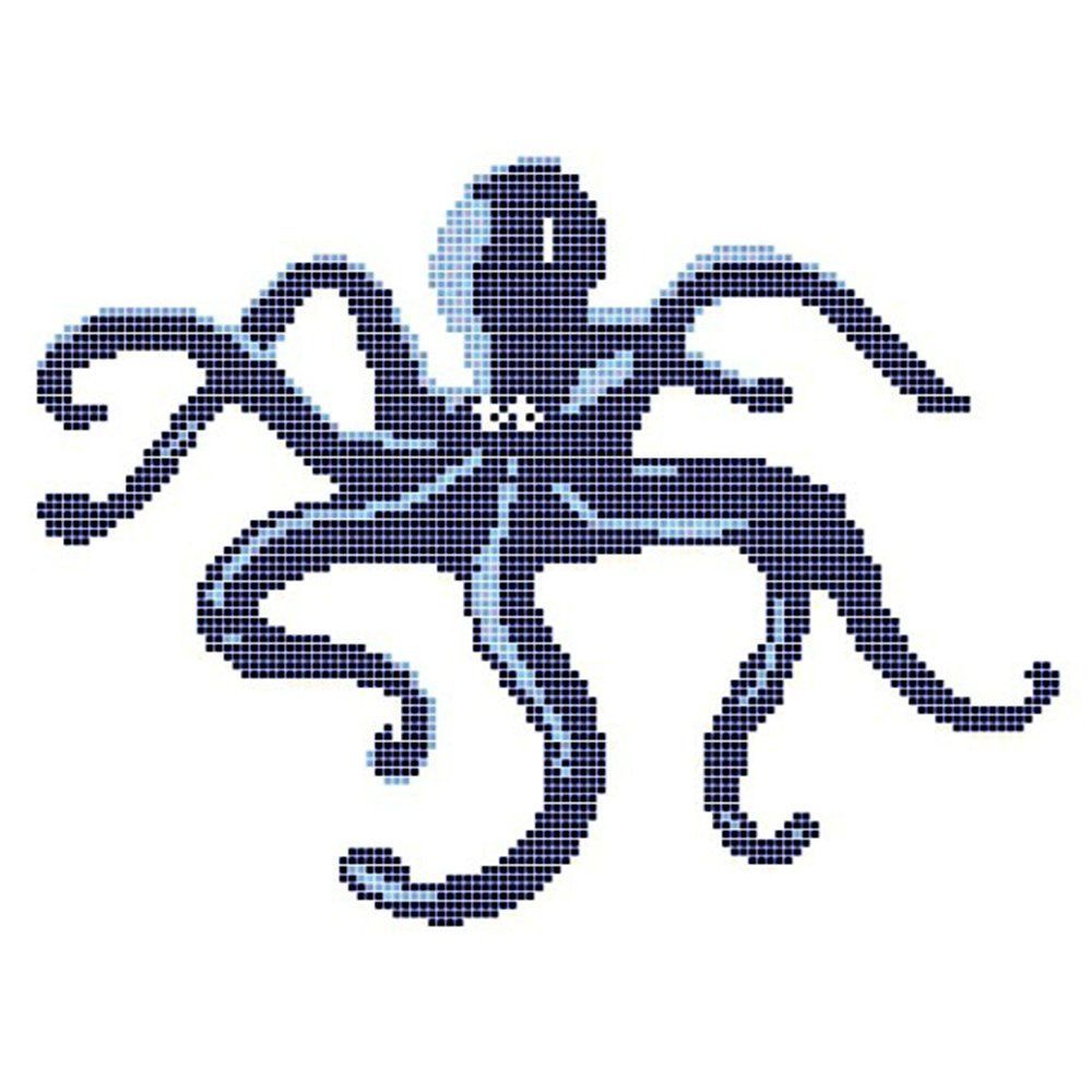 OCTOPUS üvegmozaik medence & wellness mozaik