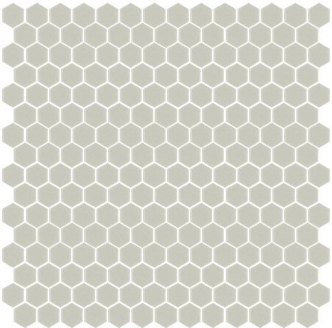 Hexagon szürke fényes üvegmozaik